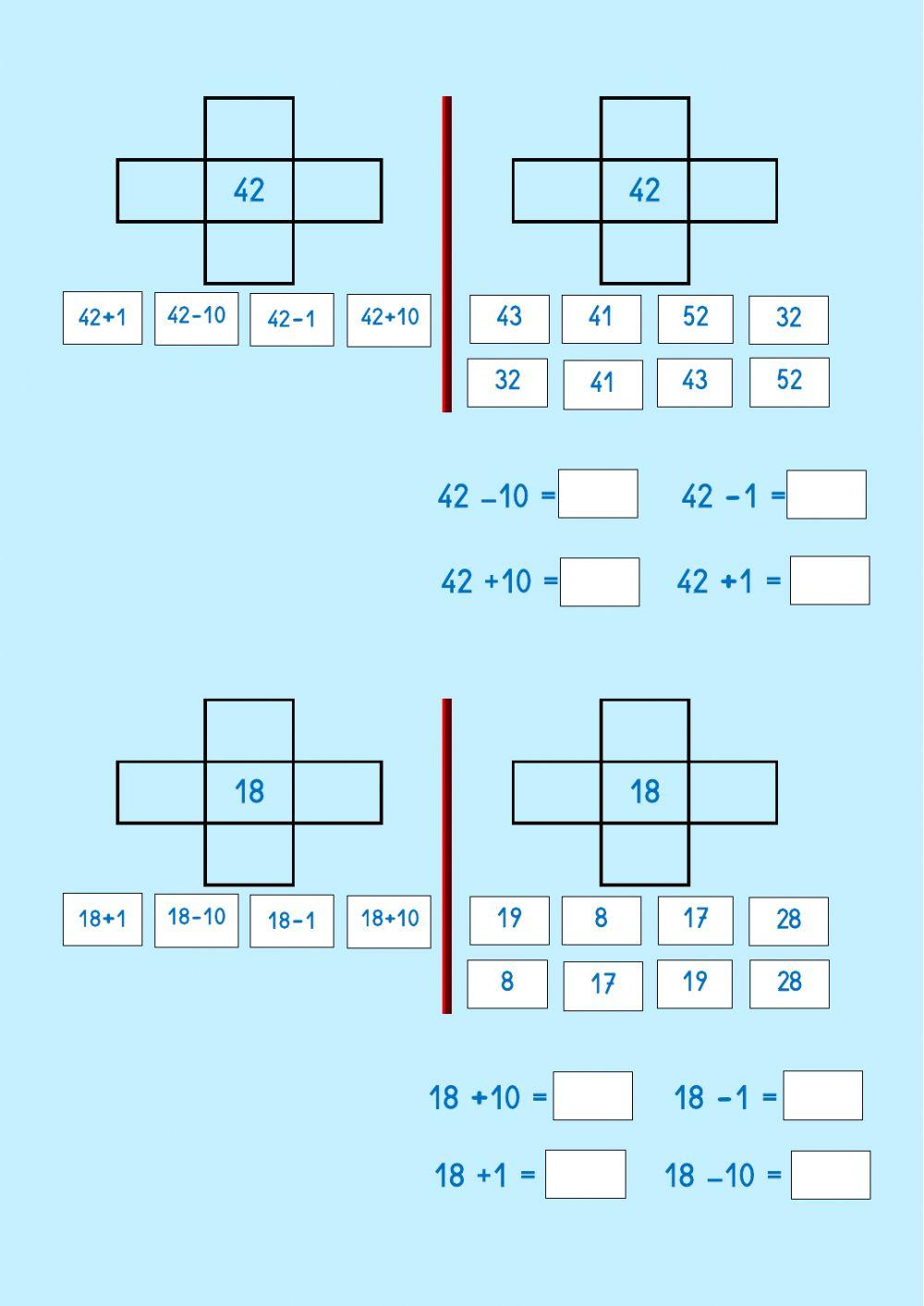 Crucigrama numérico 1