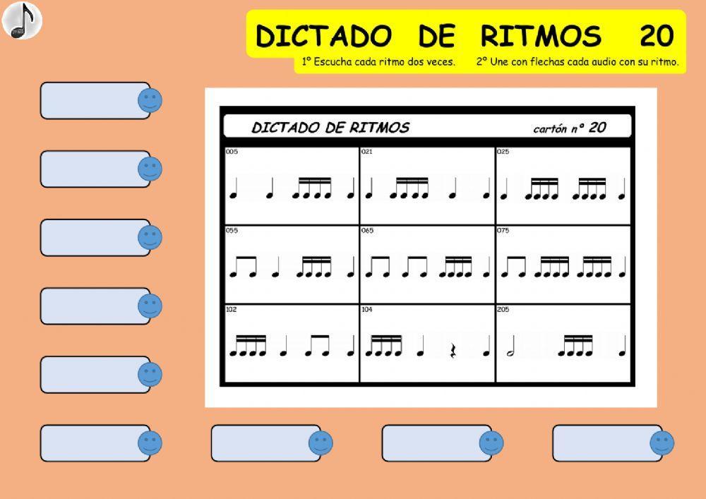 DICTADO DE RITMOS 20