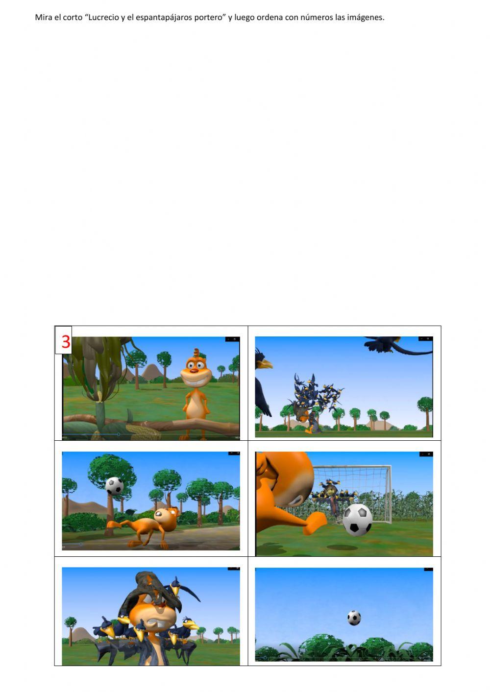 Corto - lucrecio y el espantapájaros portero