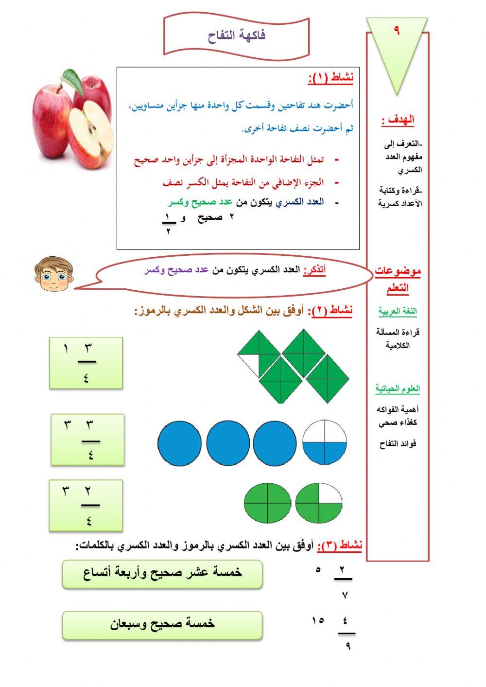 فاكهة التفاح