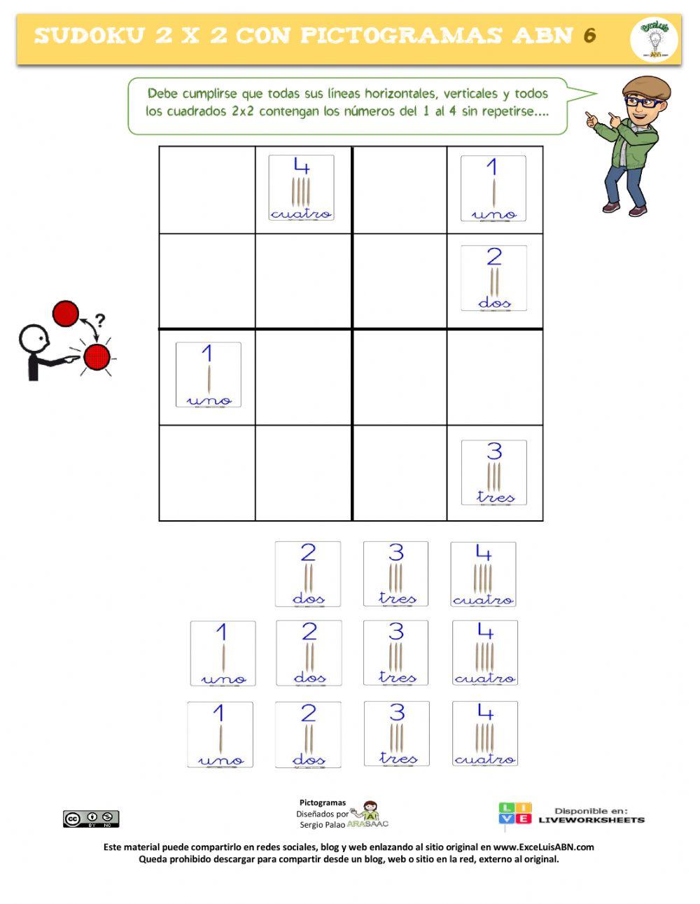 Sudoku 2x2 - 6
