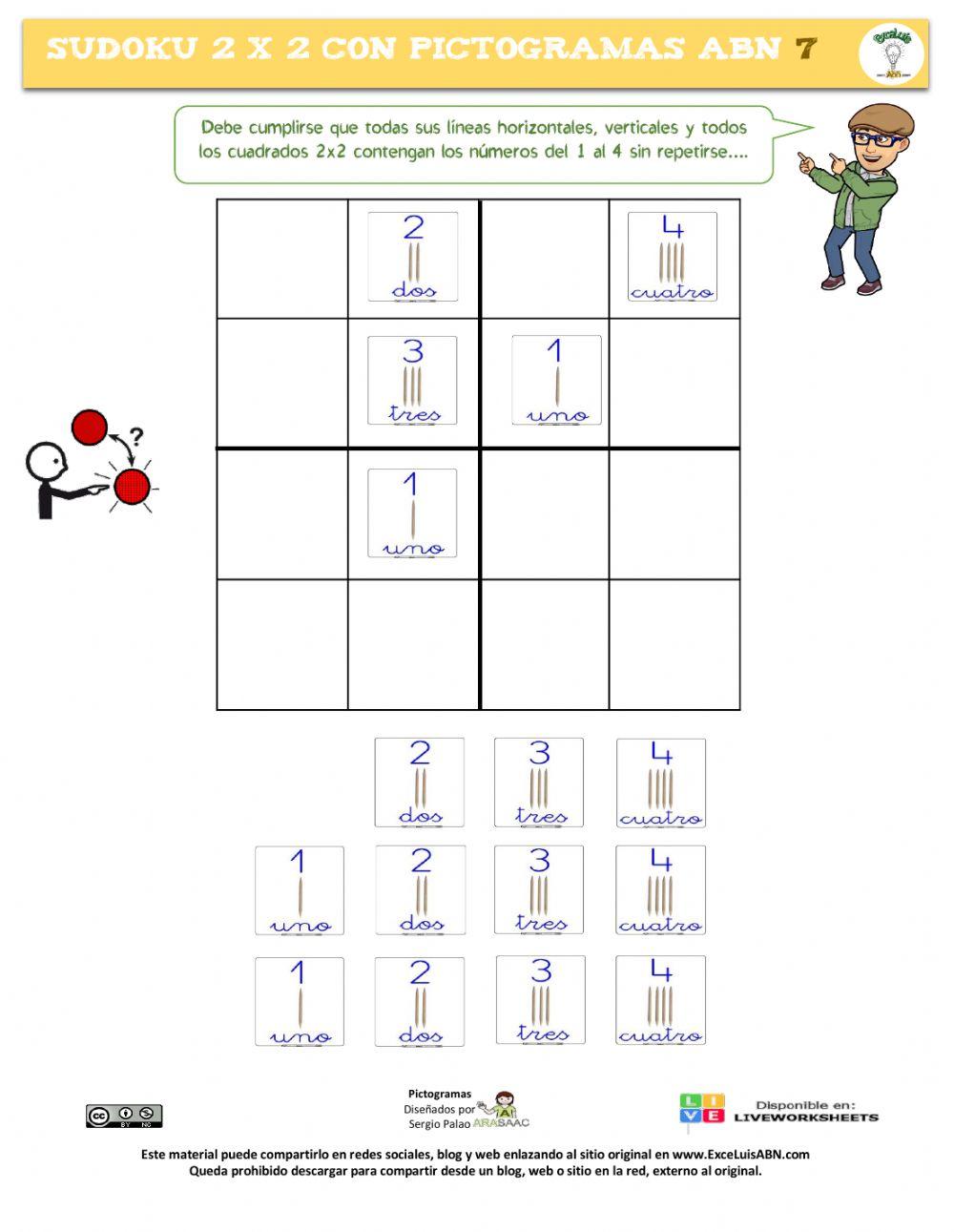 Sudoku 2x2 - 7