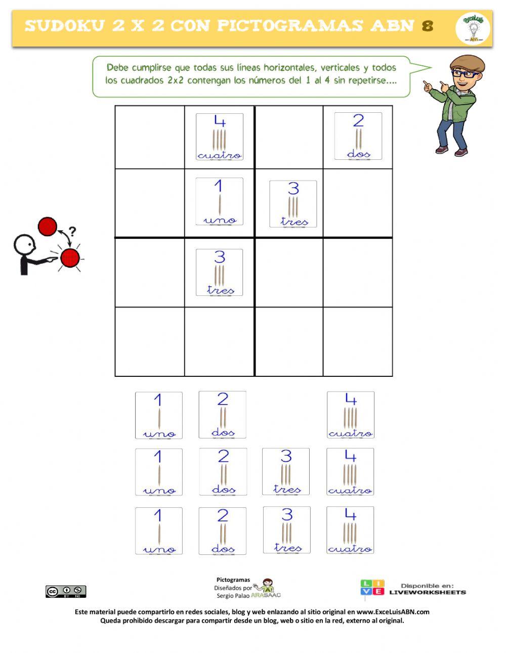 Sudoku 2x2 - 8