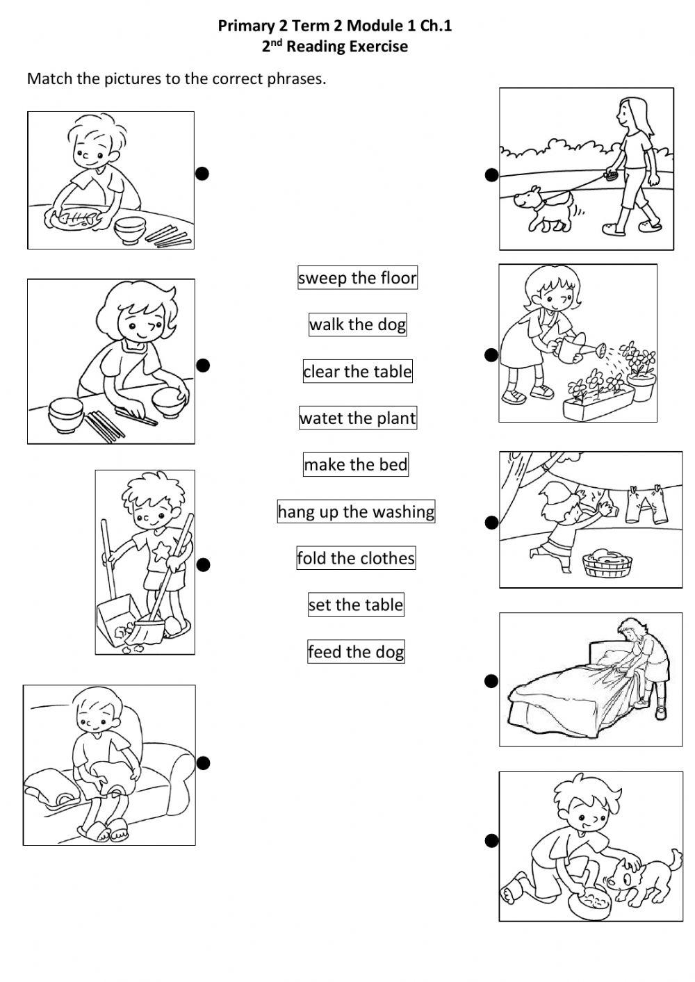 Vocabulary of housework