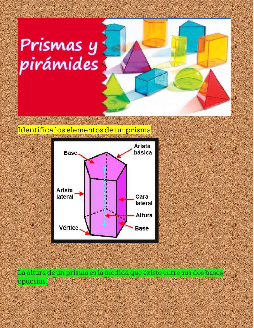 Prisma y pirámides