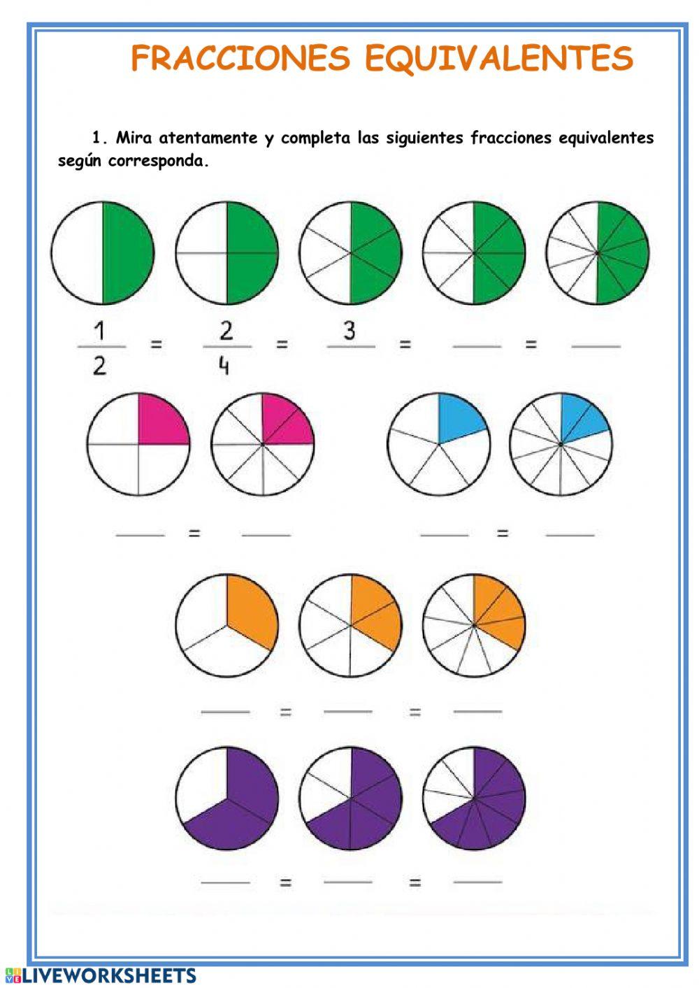 Fracciones Equivalentes