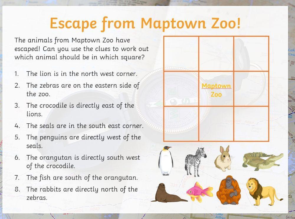 Grid map - directions