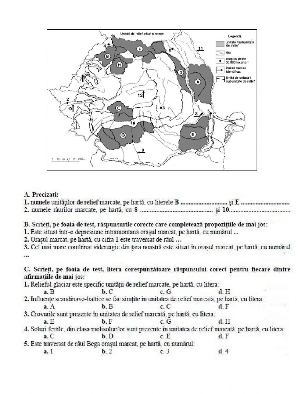 Recapitulare bac-test 12