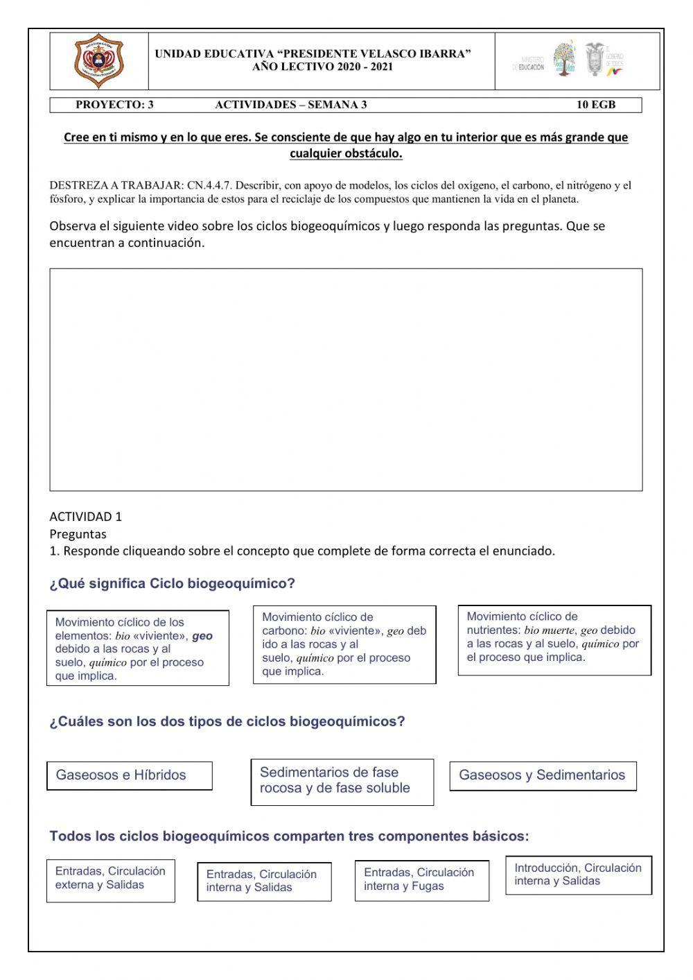 Ciclos biogeoquímicos