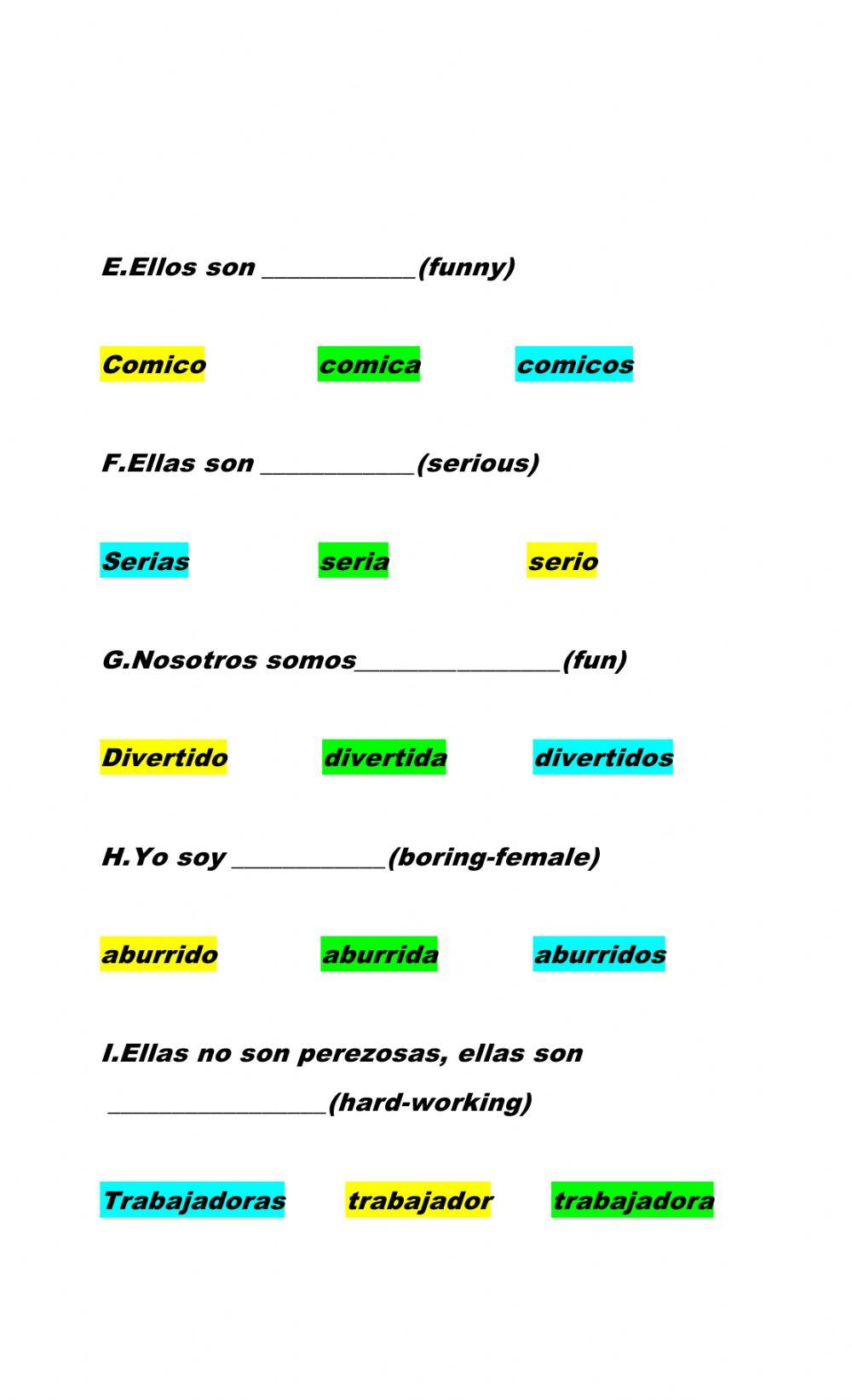 Physical Charateristics & Personality
