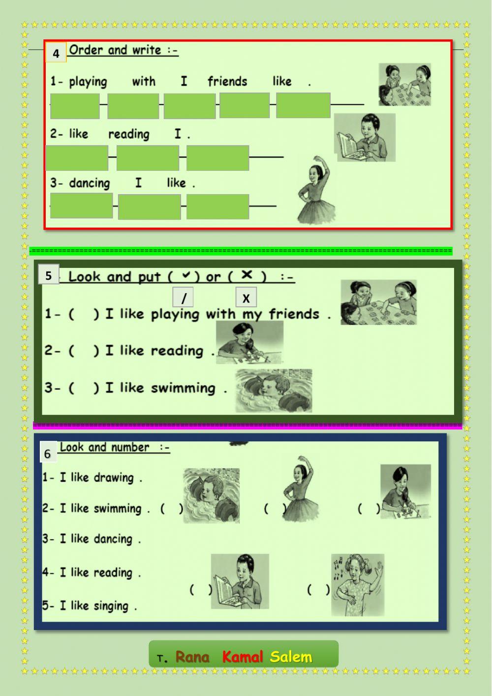 Grade 2  ( Unit 10 )( My hobbies)