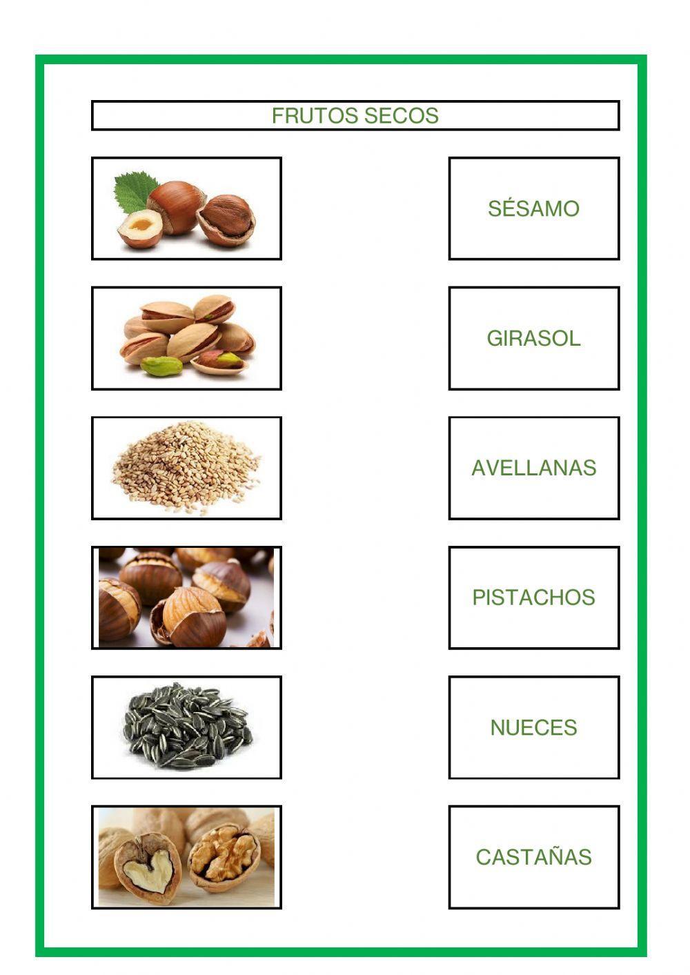 Cereales, legumbres y frutos secos I