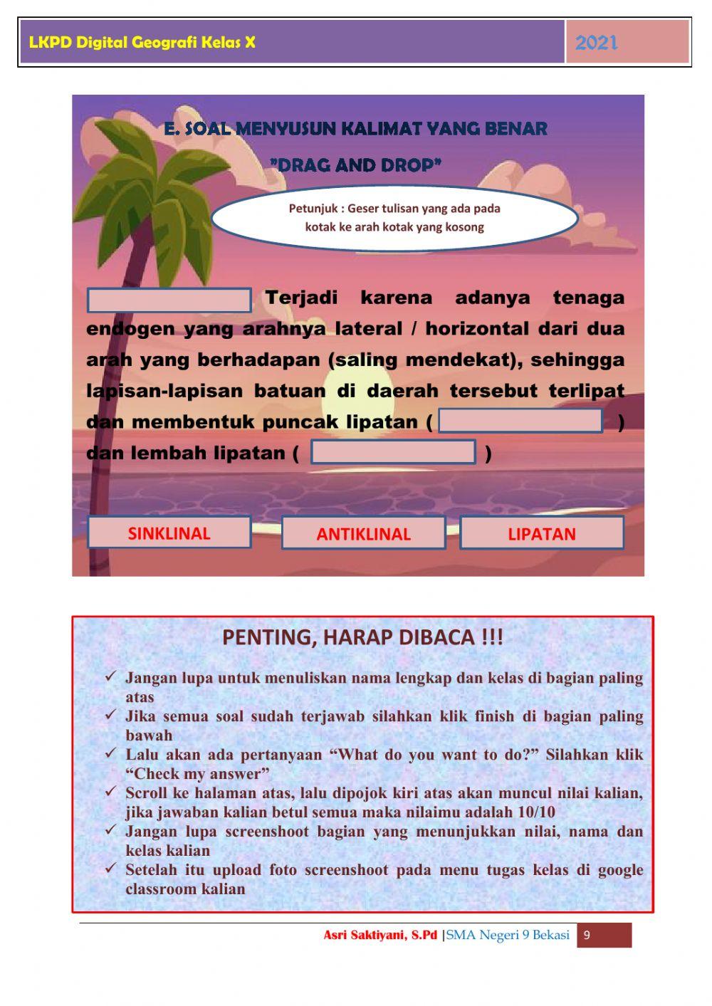 LKPD Dinamika Litosfer 1