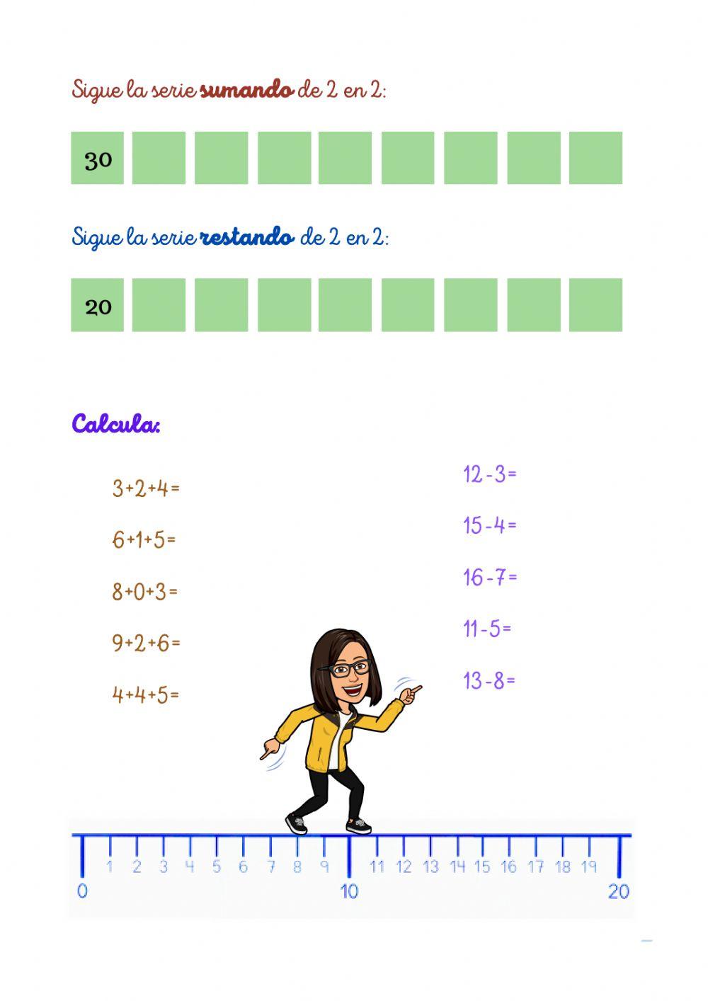 Ficha de matemáticas
