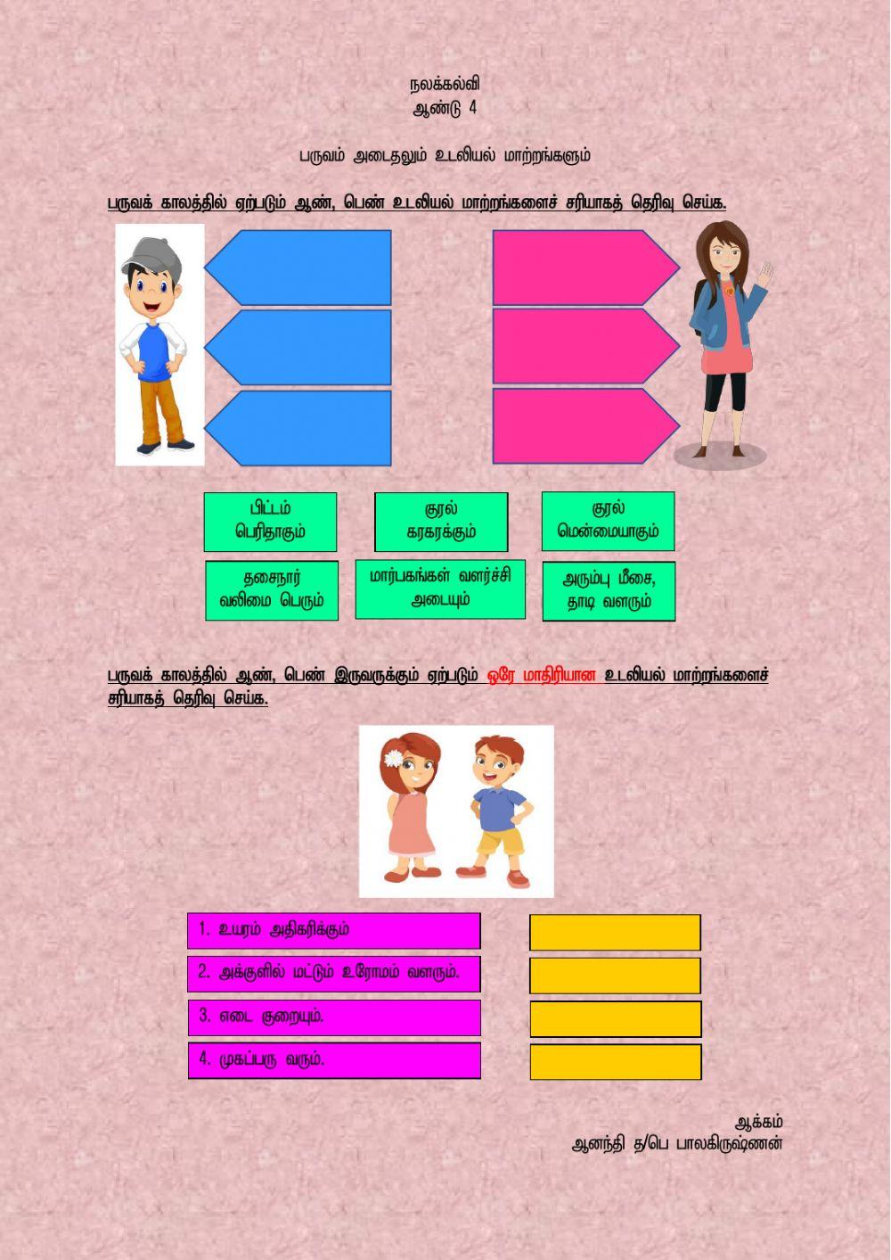 பருவம் அடைதலும் உடலியல் மாற்றங்களும்