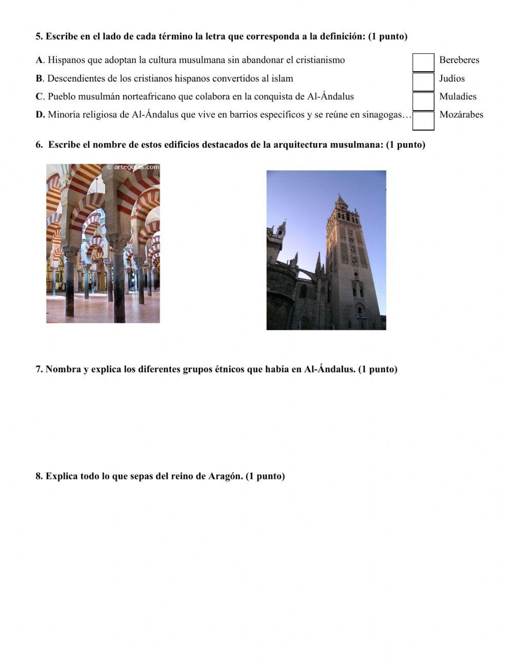 La Península Ibérica entre los siglos VIII y XII