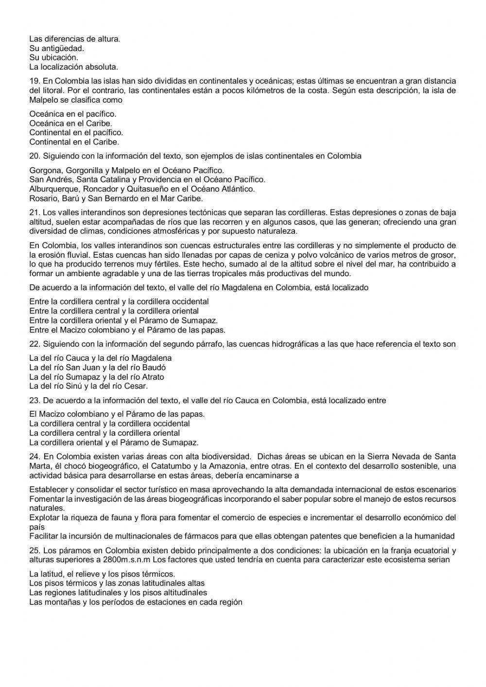 Geografia de colombia