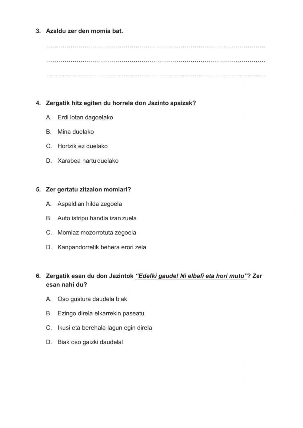EUSKARA:Momia bat