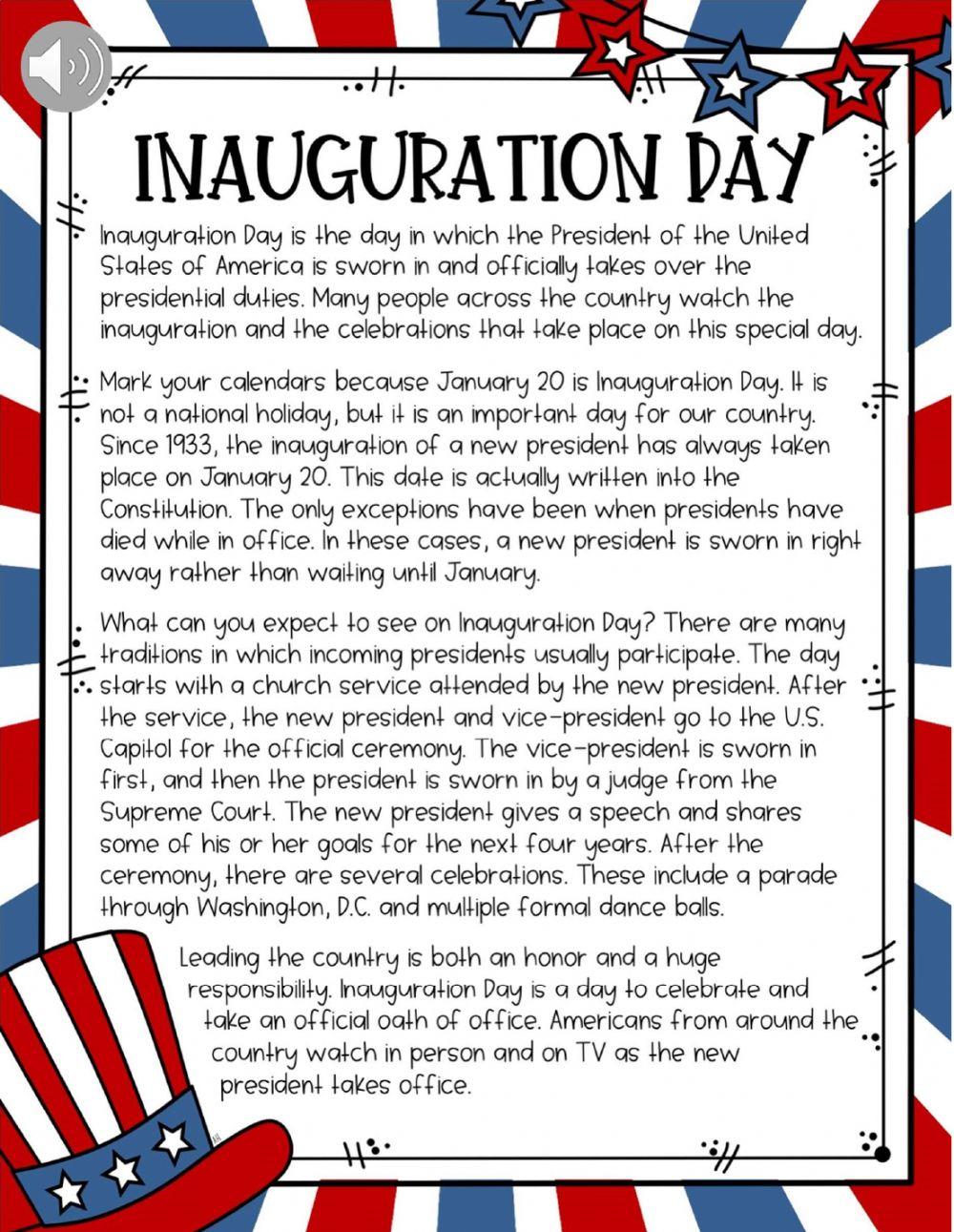 January 2021 Inauguration Day