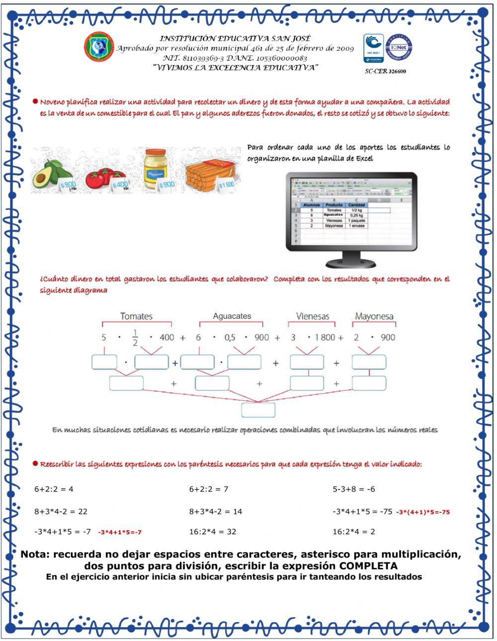 GUIA 2 OPERACIONES COMBINADAS
