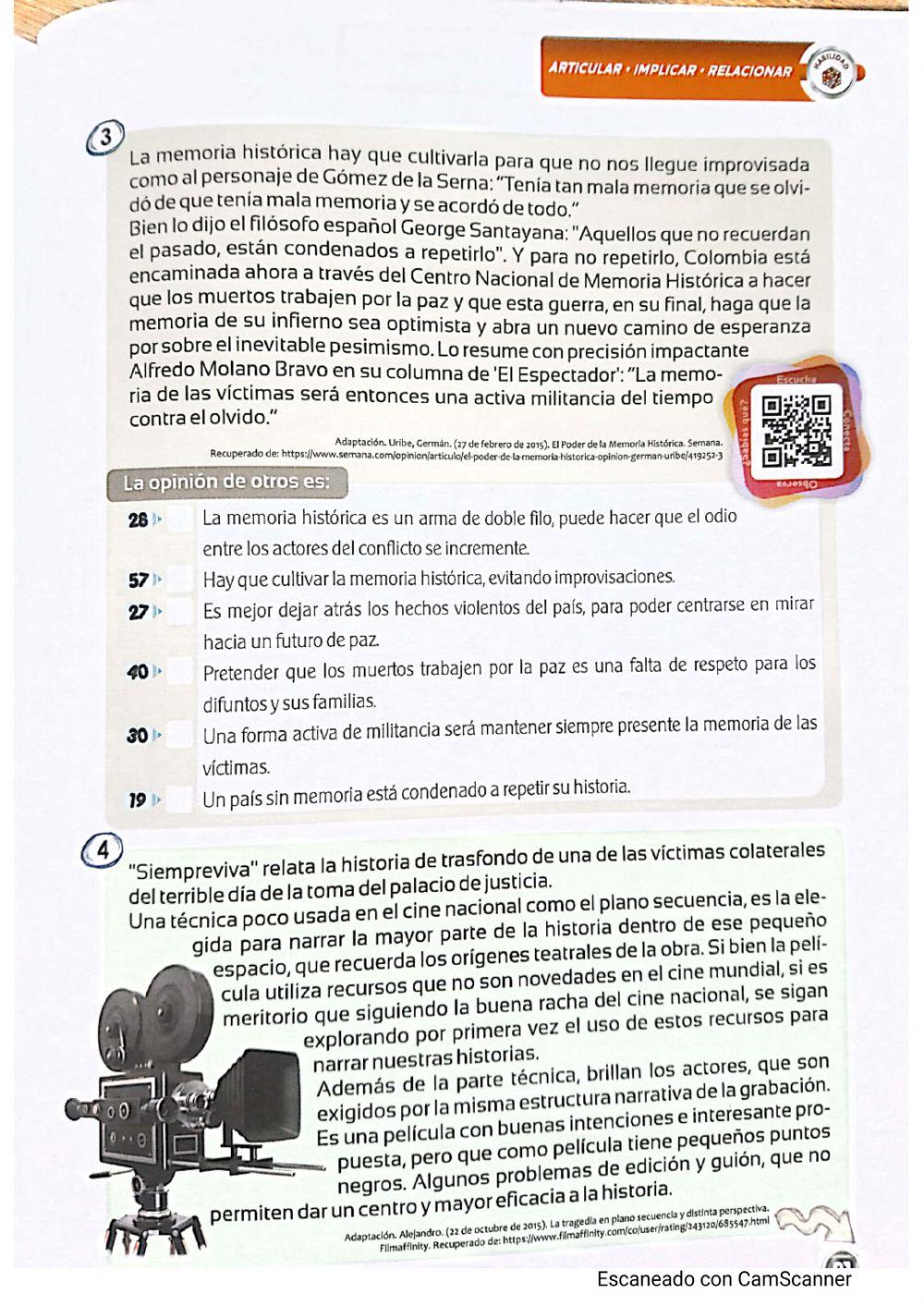 Misión 19, instancia evaluativa trimestre I