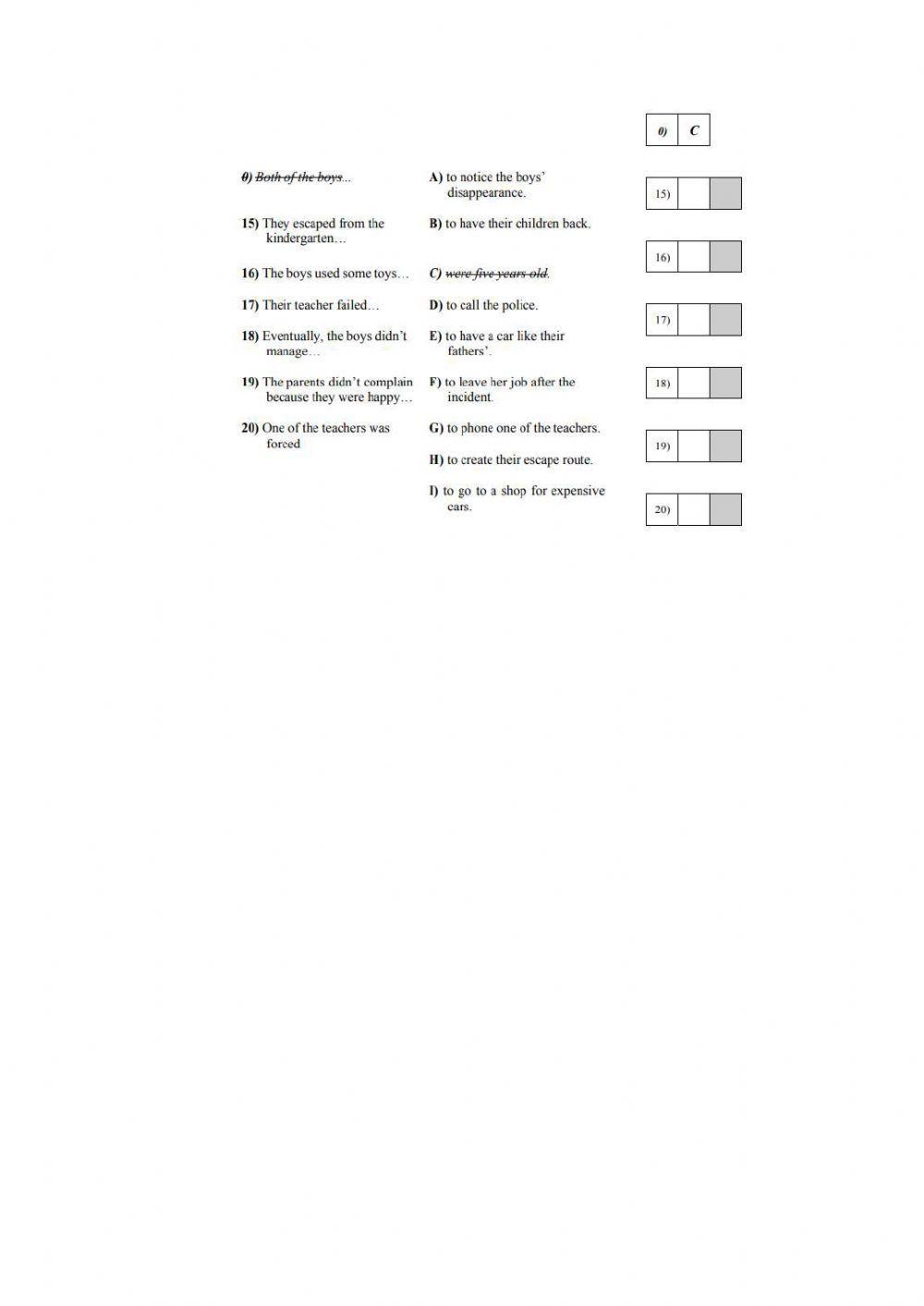Matura Leader Plus Unit 2 Test