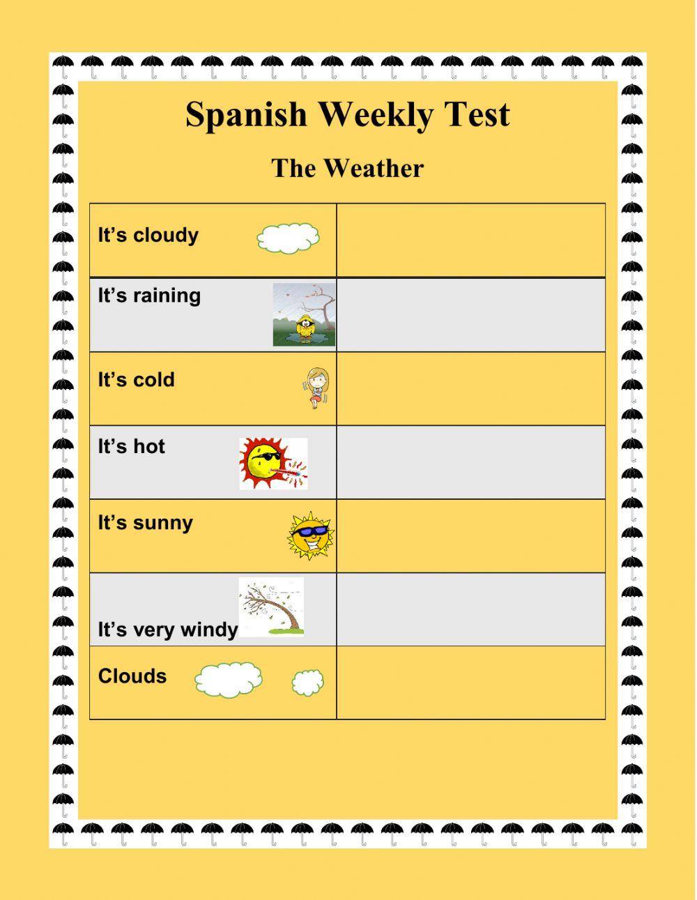 Spanish test