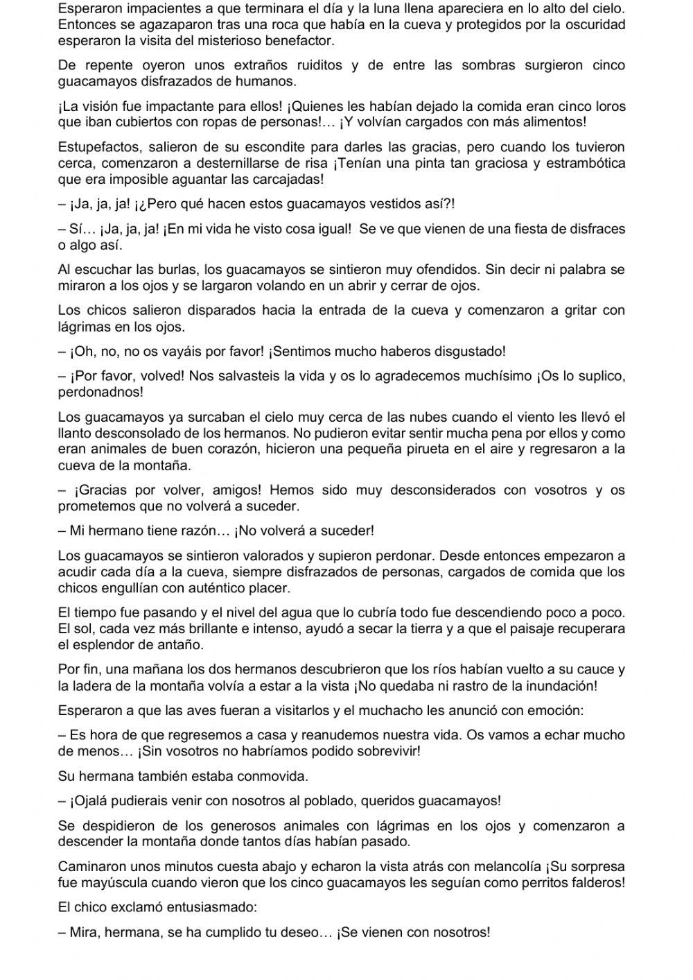 Los loros disfrazados