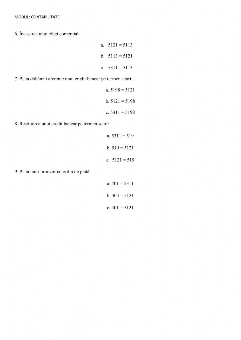 Contabilitatea trezoreriei