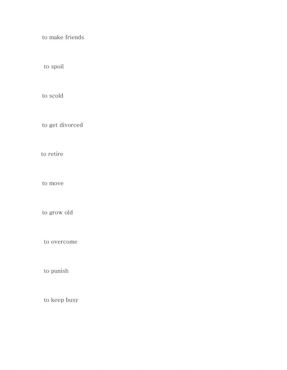 La Famille et les Relations