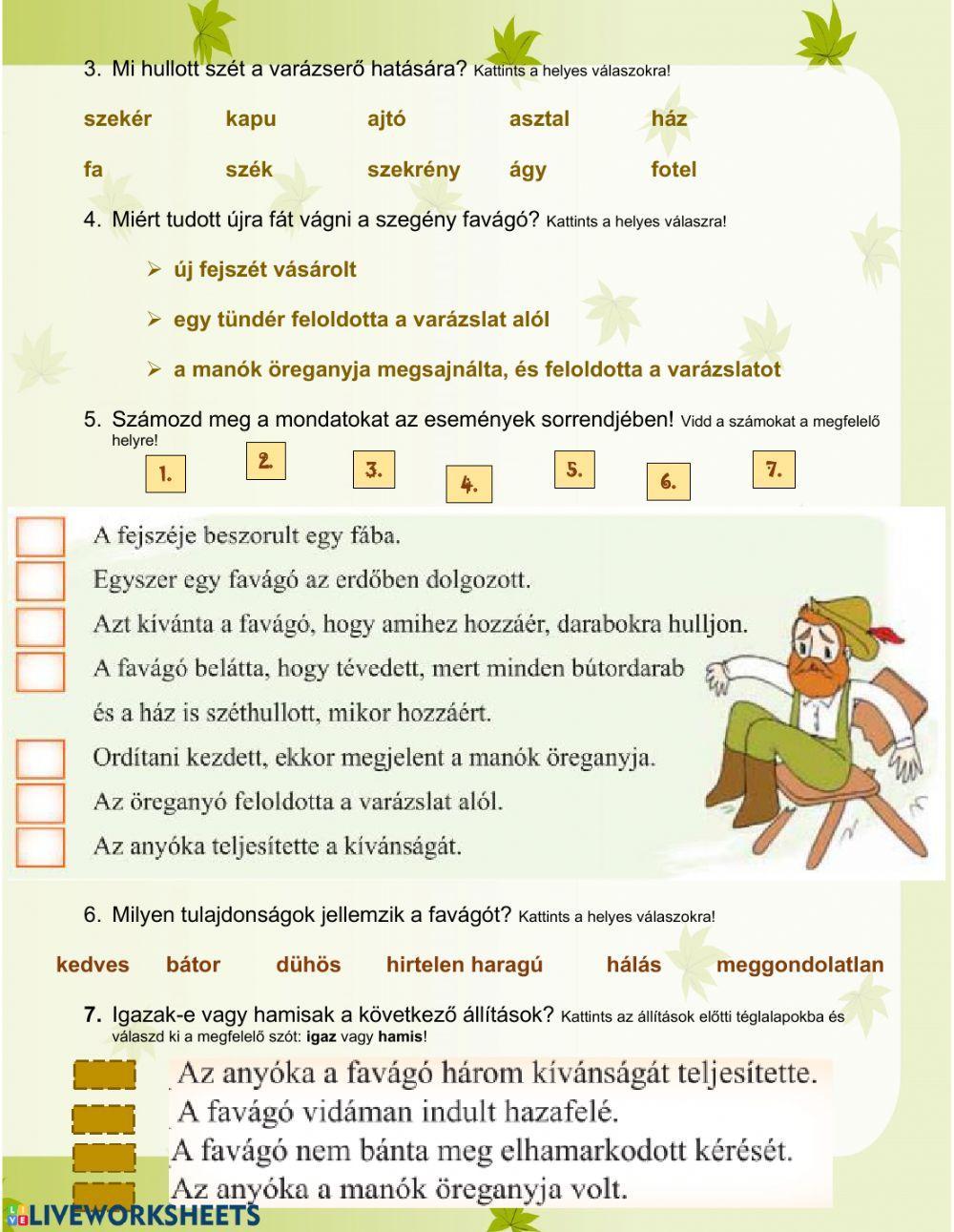 A favágó kívánsága