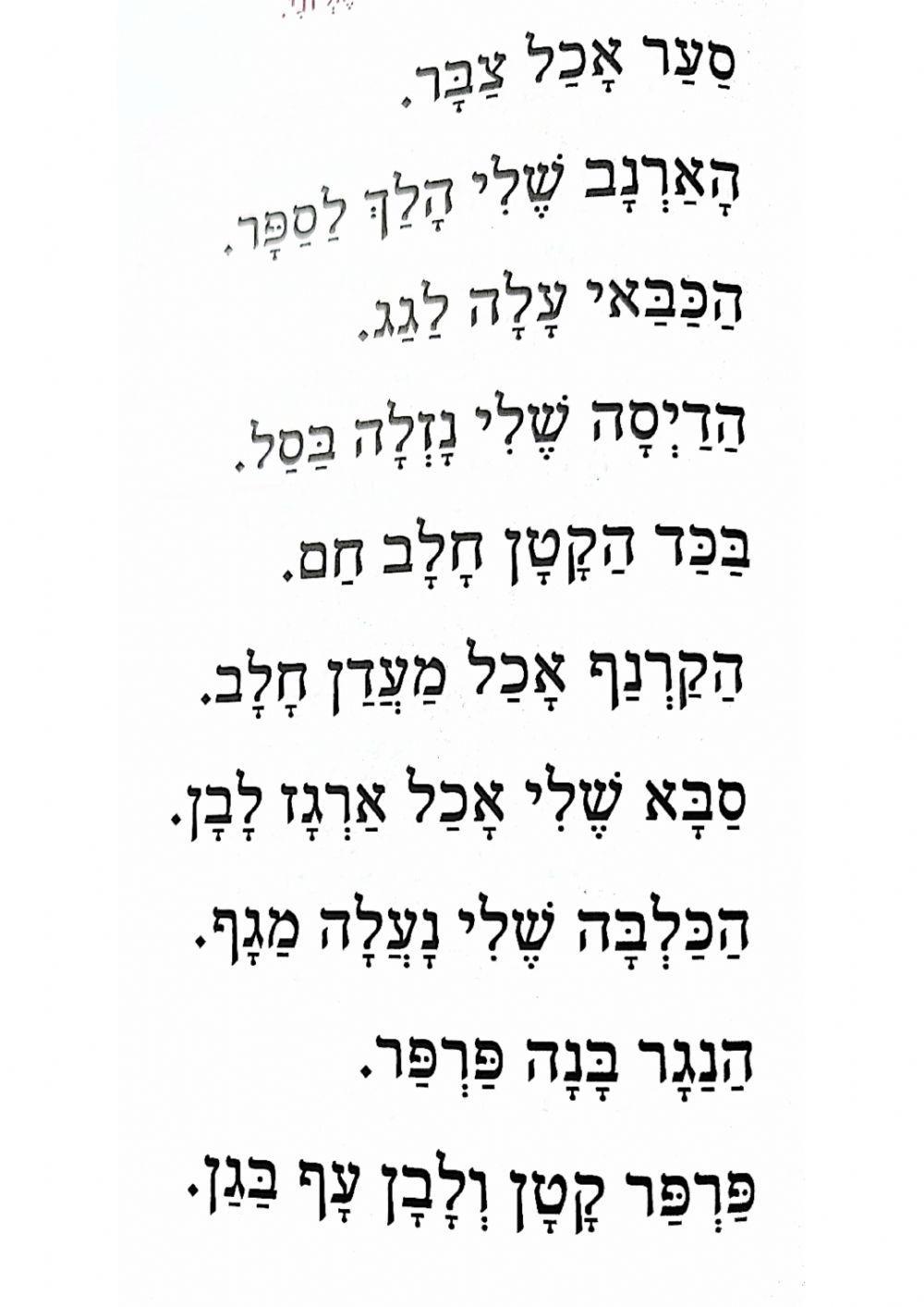 תרגול קמץ פתח