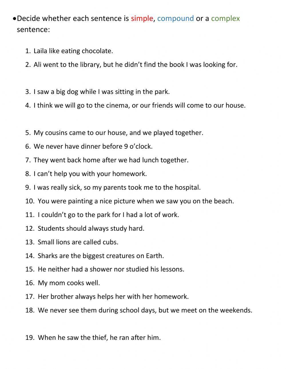 simple-compound-and-complex-sentences-activity-live-worksheets