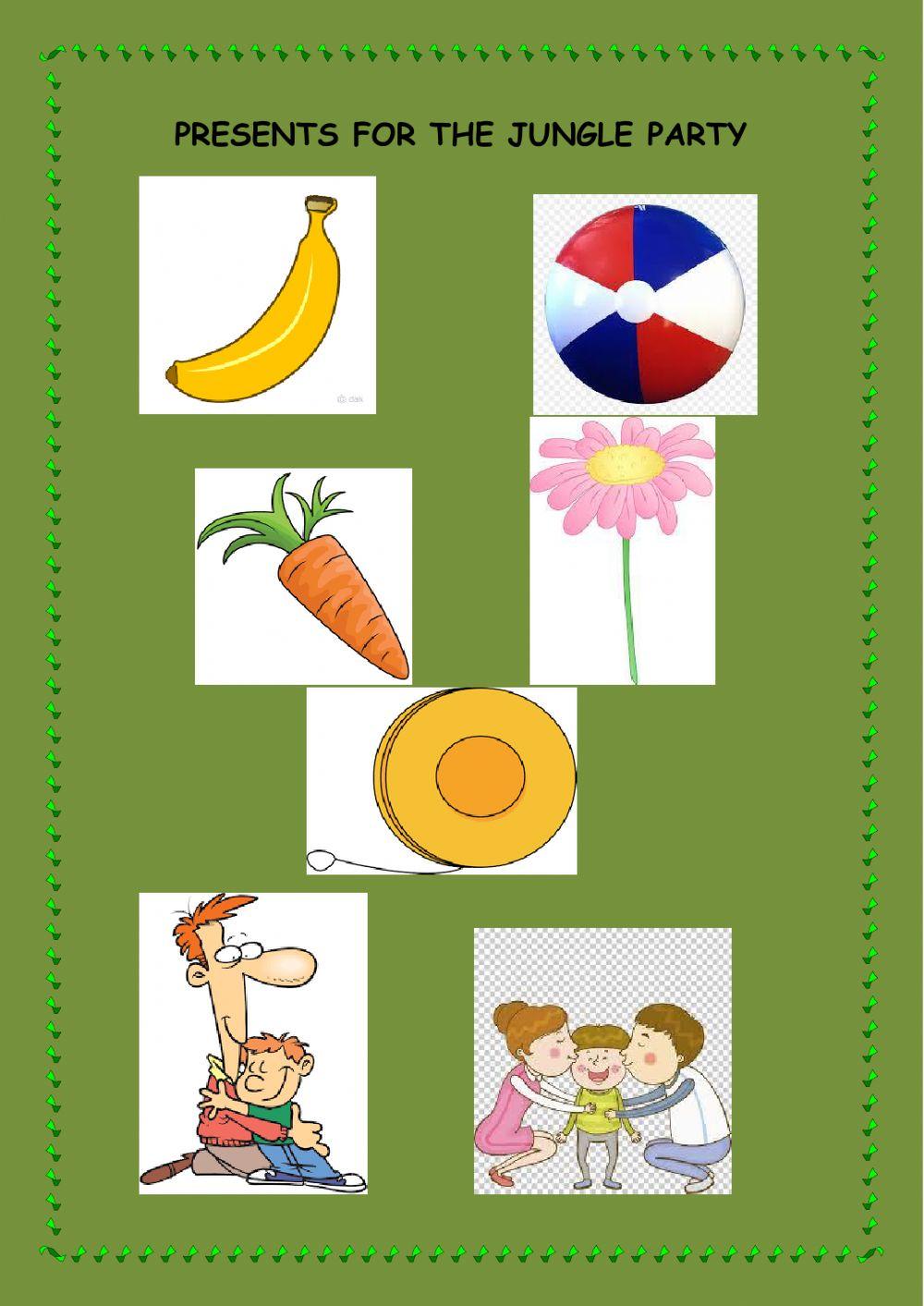 Presents for the jungle party