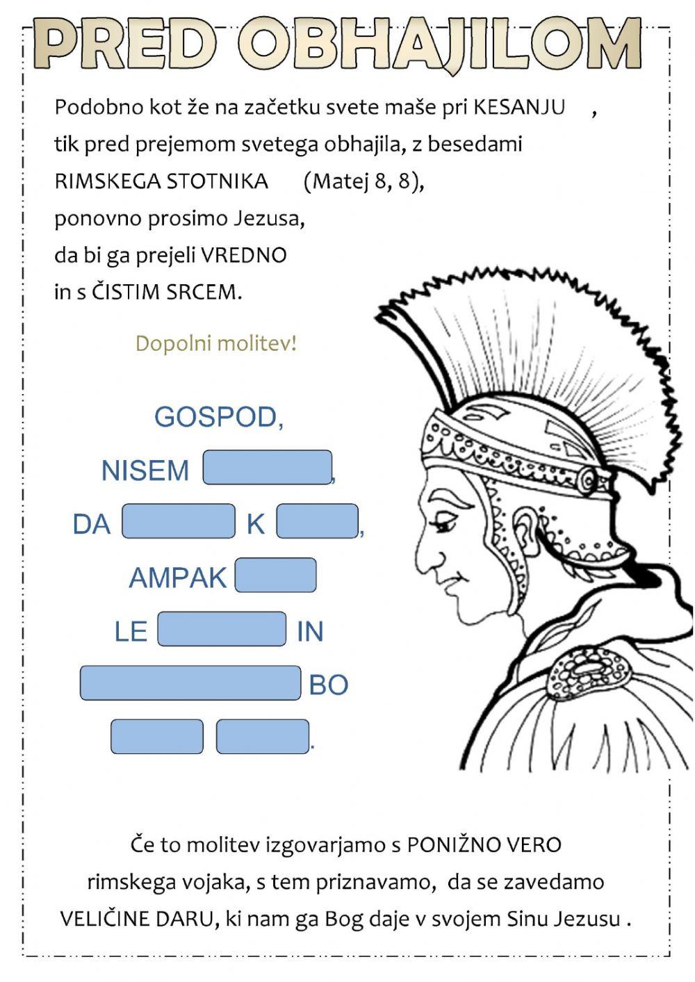 Molitev rimskega stotnika