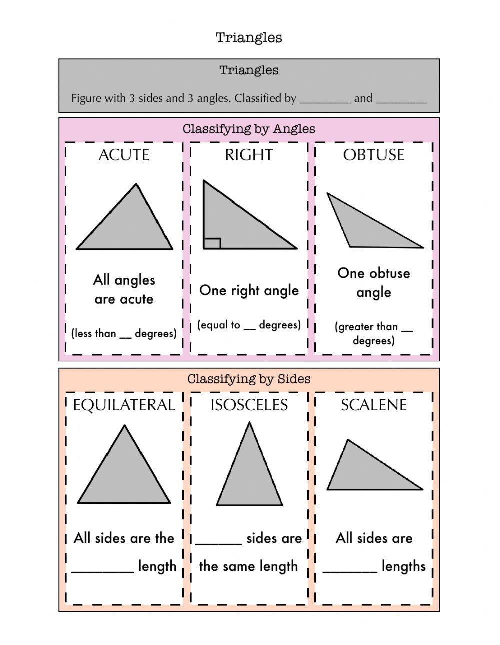 Classifying Triangles Notes