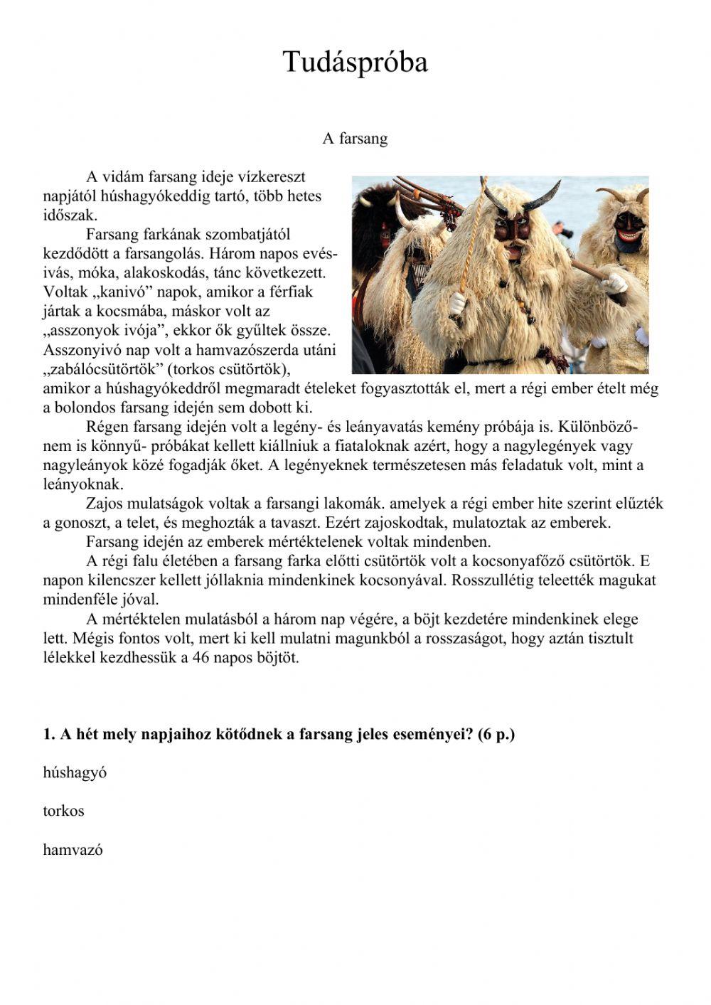 Első félévi tudásfelmérő Első félévi tudásfelmérő