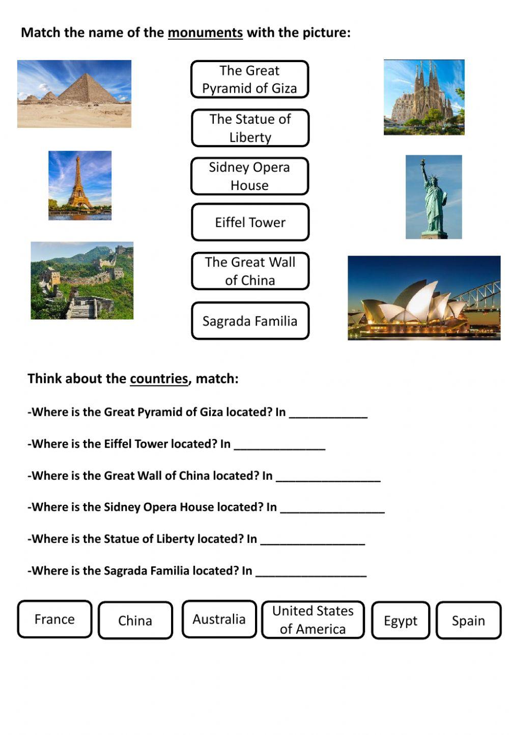 Monuments of the world