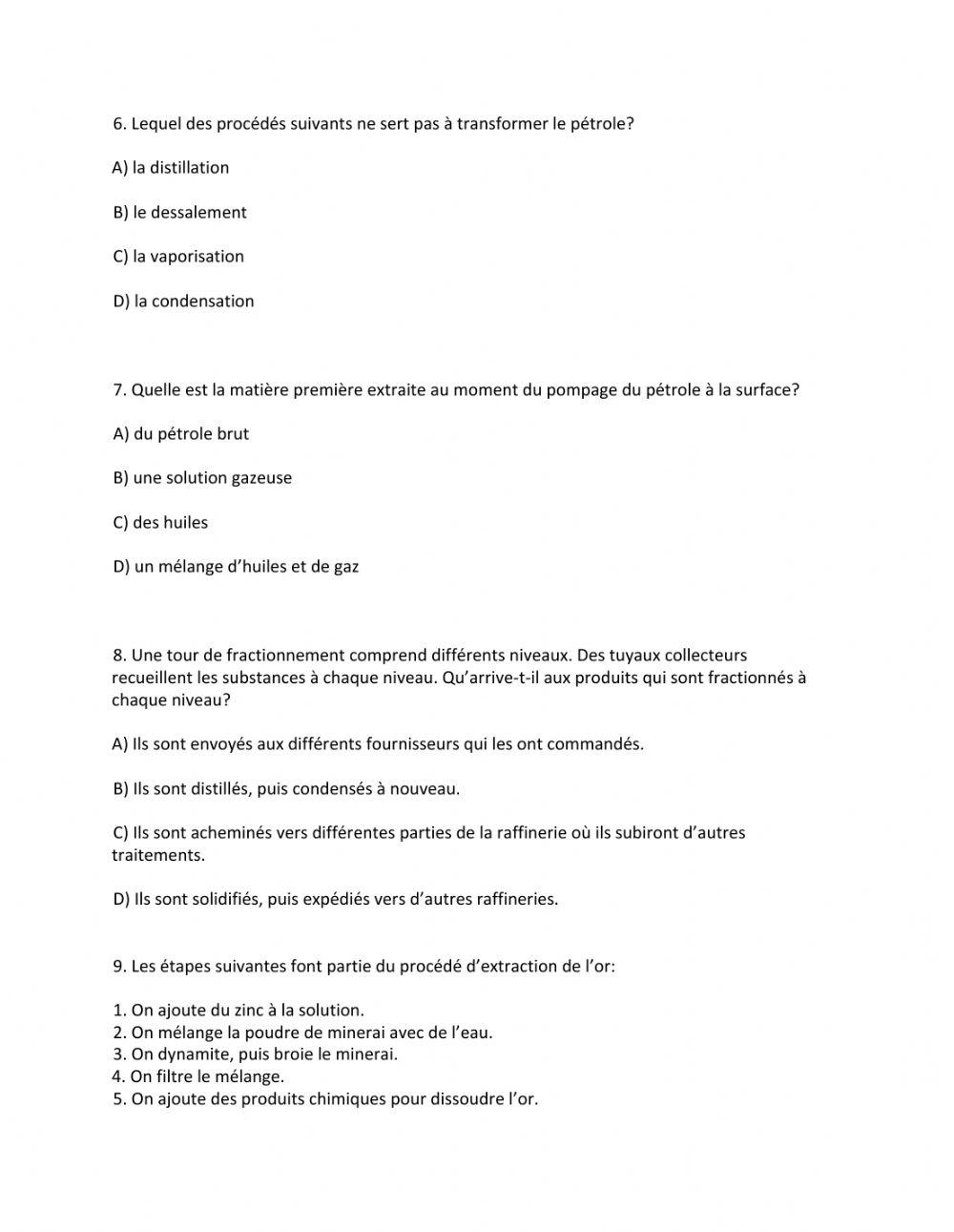 Thème 3 - La séparation des mélanges