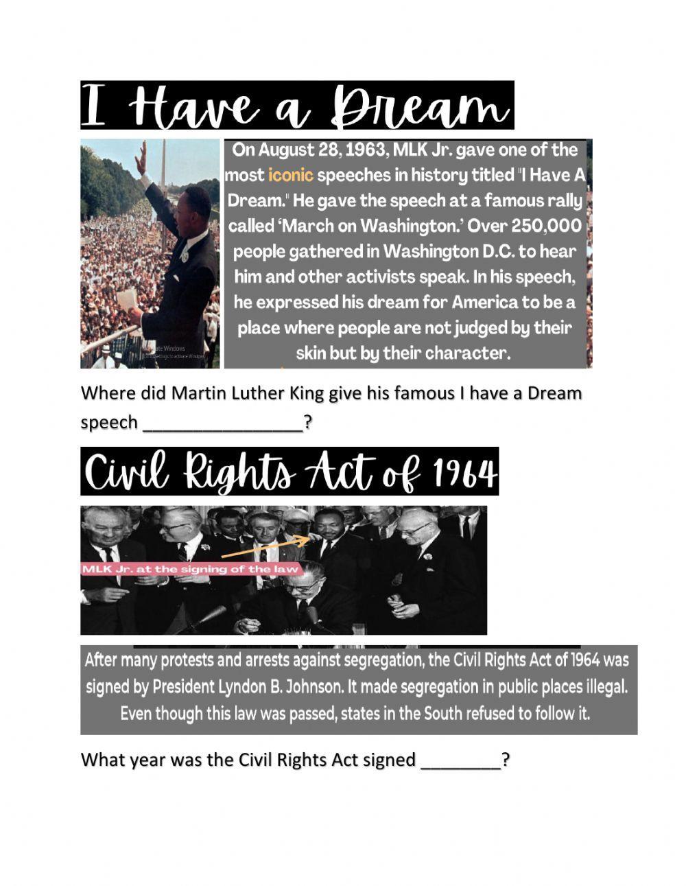 Martin luther king jr.