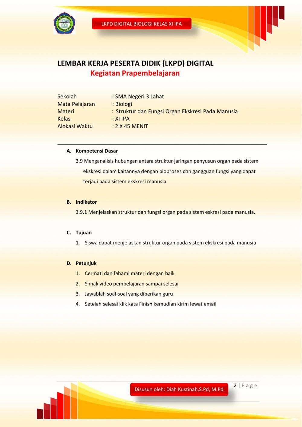 Membuat LKPD Digital Biologi