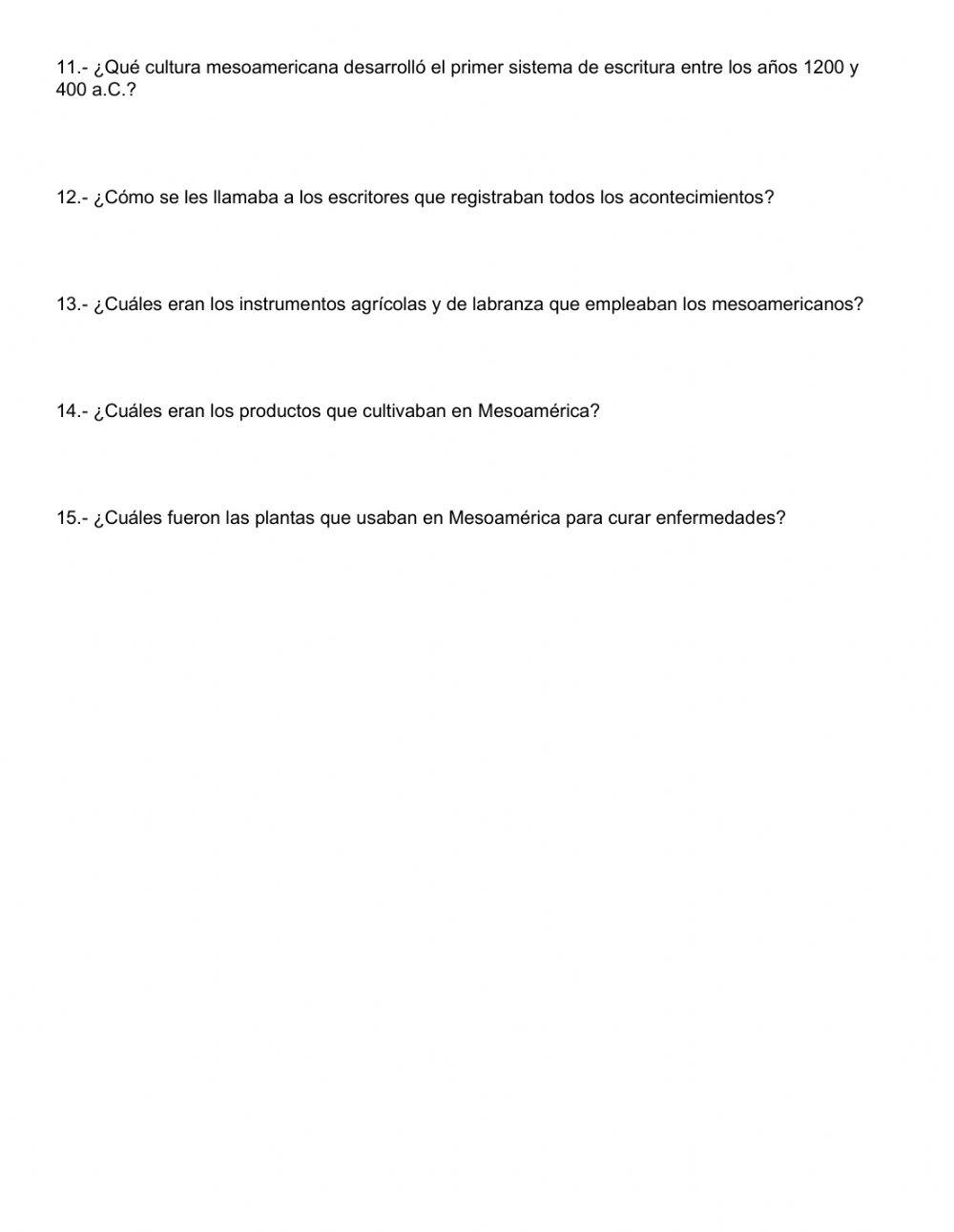 Expresiones de Mesoamérica