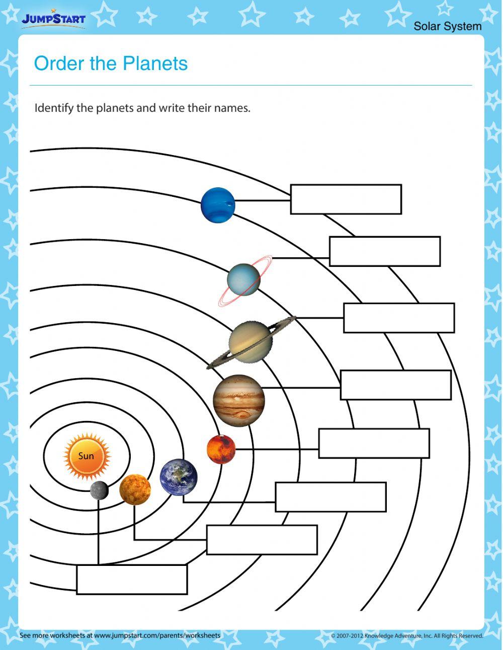 Jose Vazquez Label The Planets Of Our Solar System Jose Vazquez Label The Planets Of Our Solar System