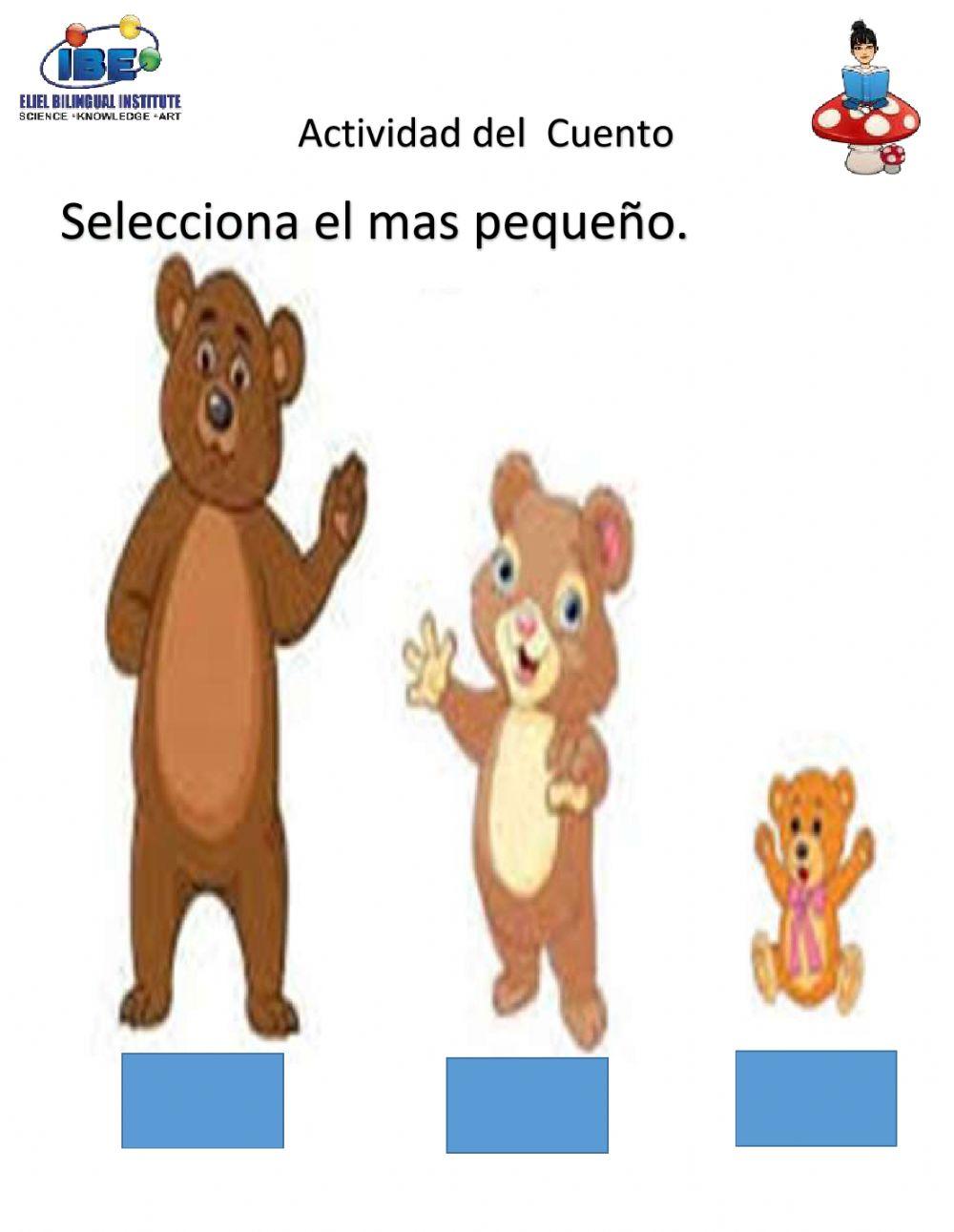 Ricitos de oro y los tres osos