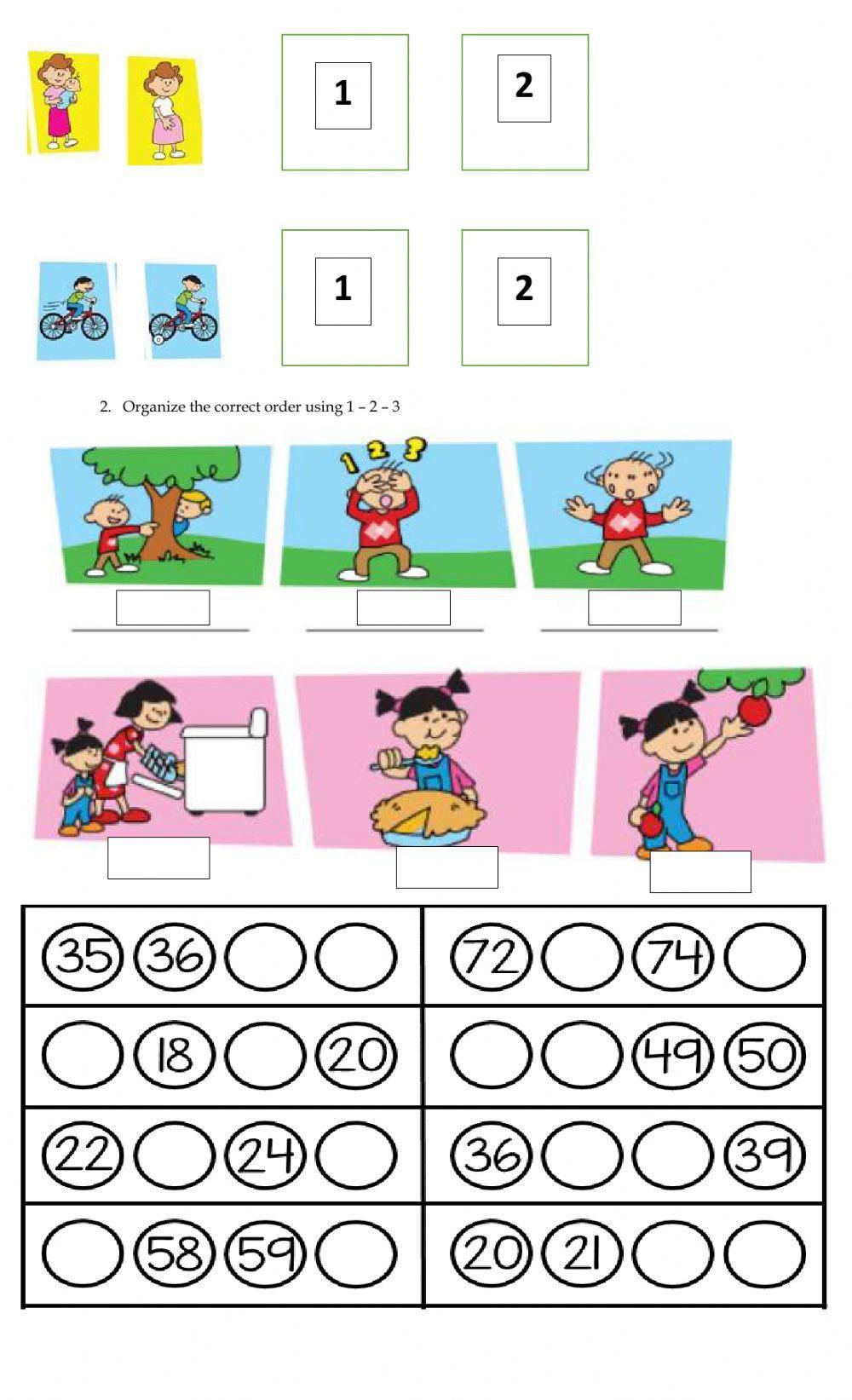 Before and after first grade