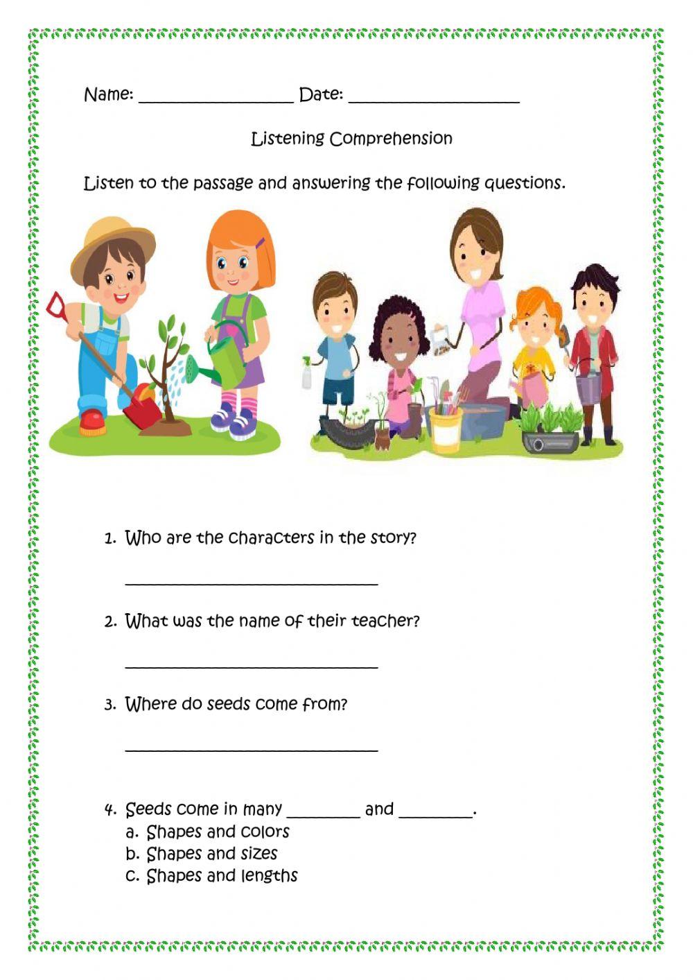 Listening Comprehension