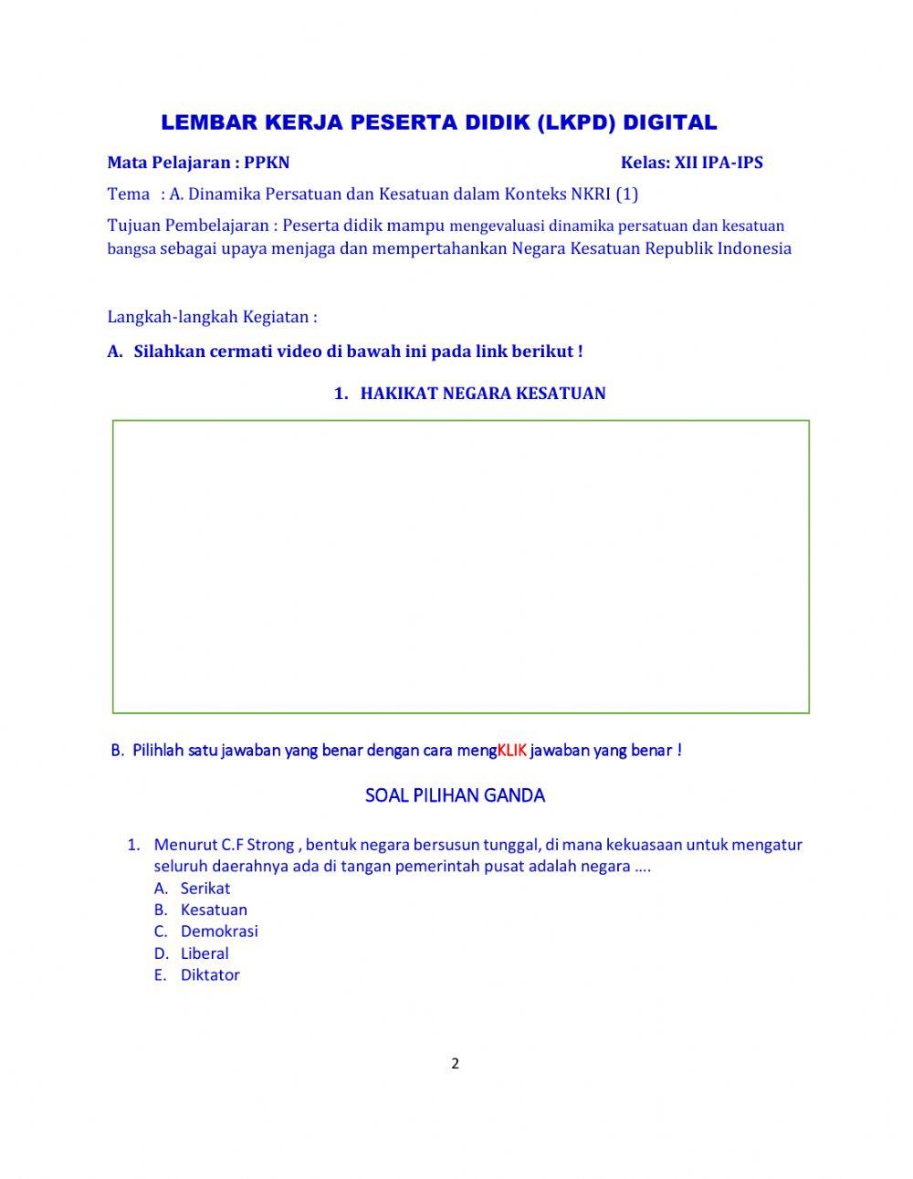 Lkpd ppkn sma maimun