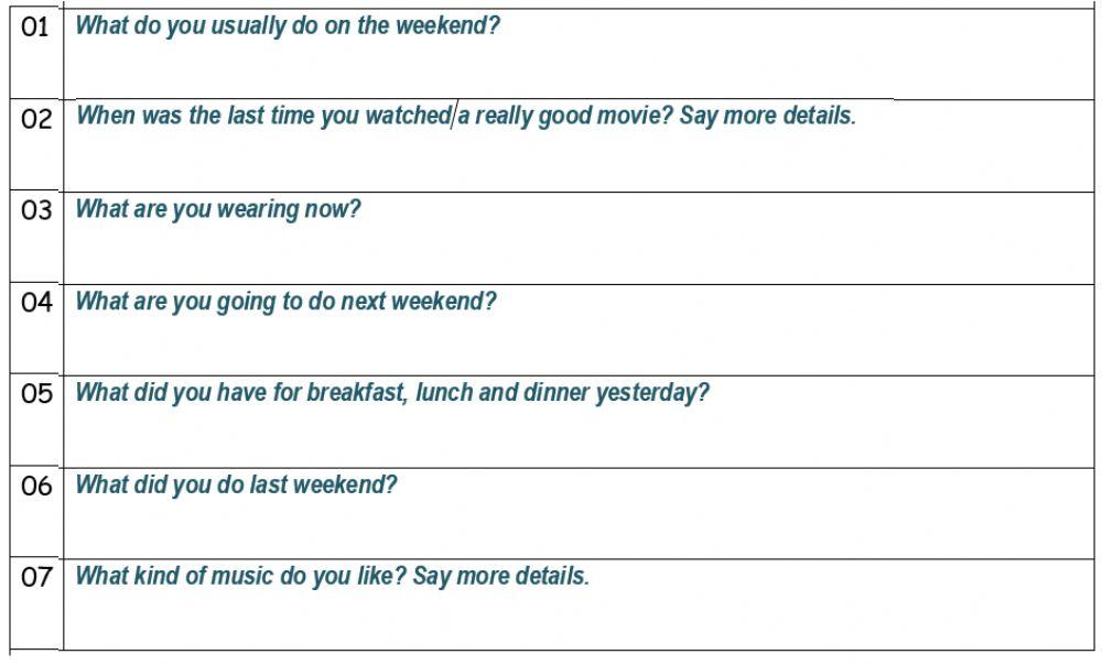Review tenses: questions 02
