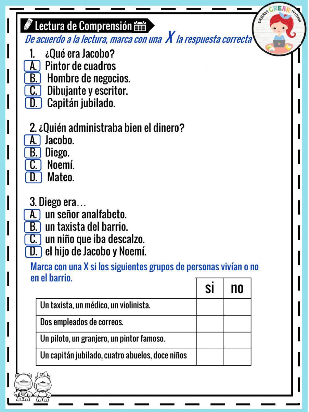 Lectura Jacobo sale a...