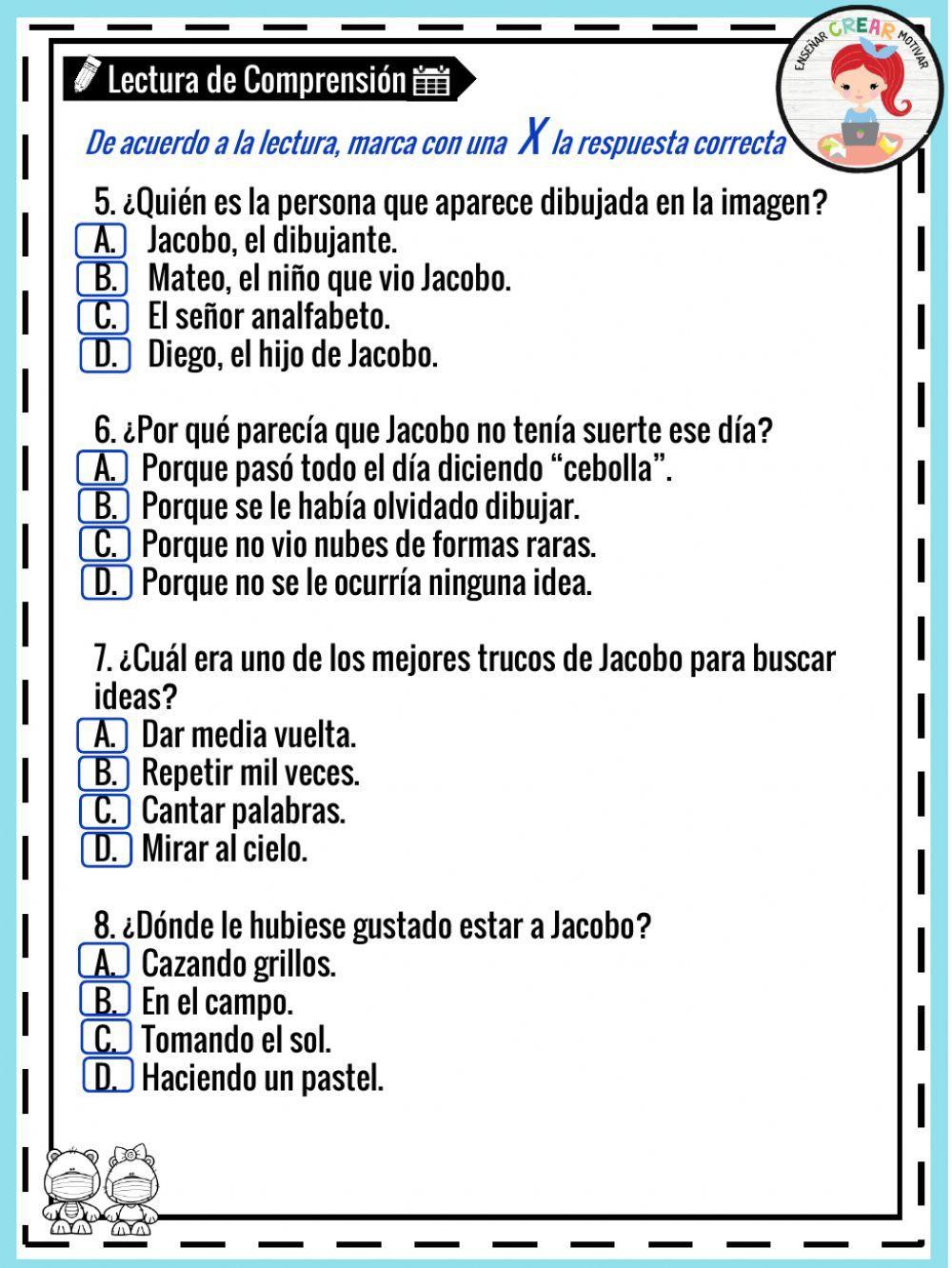 Lectura Jacobo sale a...